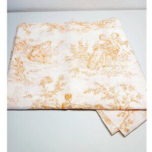 Victorian design, sheer fabric 45" x 100"